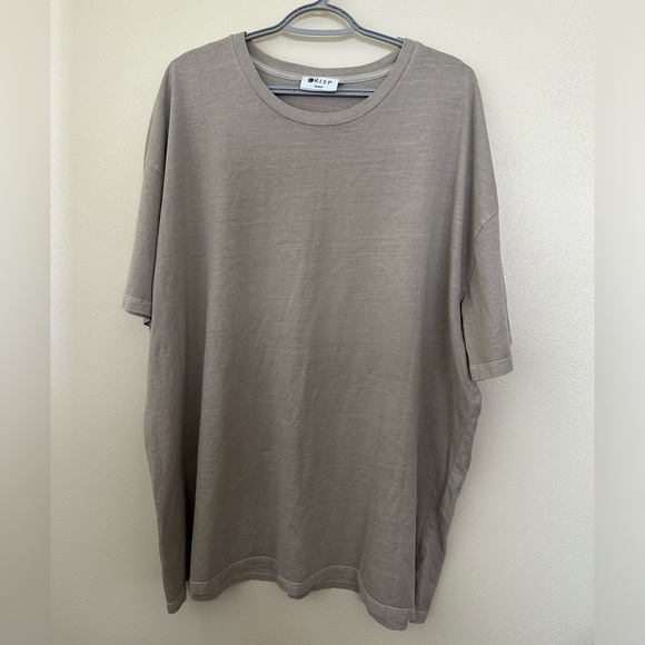 Crisp Men’s Beige Crew Neck Tee Size 3XL Fall Summer Lightweight - Picture 1 of 5